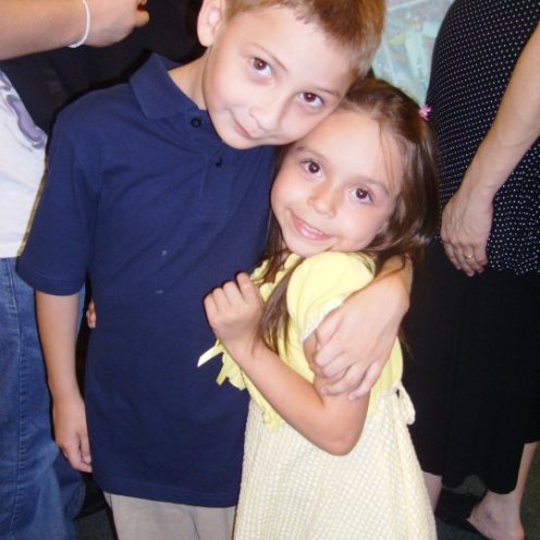 Me and my uncle Sebastian at our Pre-K Graduation.
